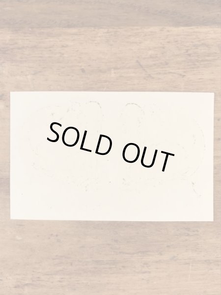 Impko社製のハゲタカの60年代ビンテージ水張りステッカー