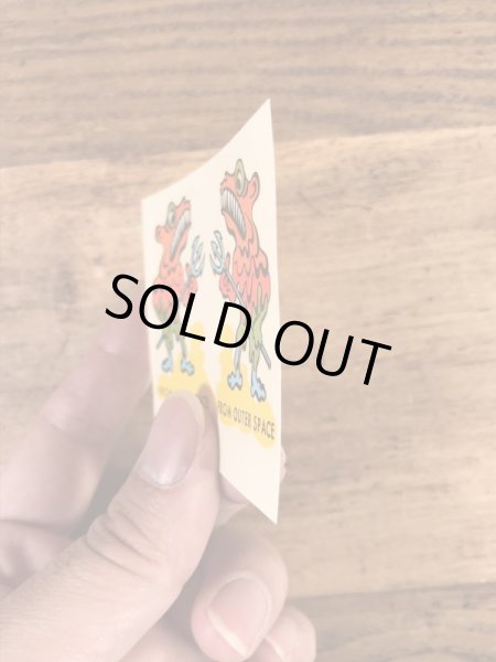 Impko社製のFrom Outer Spaceの60’sヴィンテージウォータースライドデカール