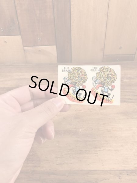 Impko社製のザブレインの60年代ビンテージ水張りステッカー