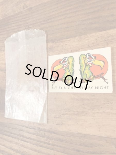 Impko社製のFly By Nightの60’sヴィンテージウォータースライドデカール