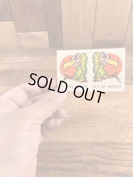 Impko社製のFly By Nightの60’sヴィンテージウォータースライドデカール