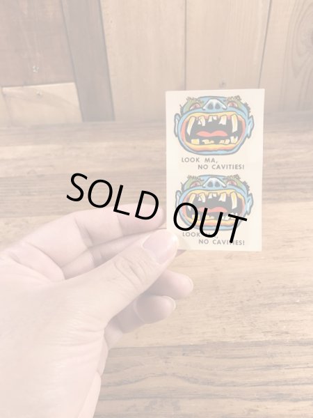 Impko社製のモンスターの60年代ビンテージ水張りステッカー