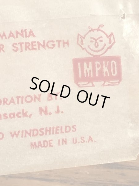 Impko社製のザシェイプの60年代ビンテージ水張りステッカー