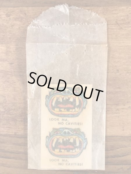 Impko社製のLook Ma,No Cavities!の60’sヴィンテージウォータースライドデカール