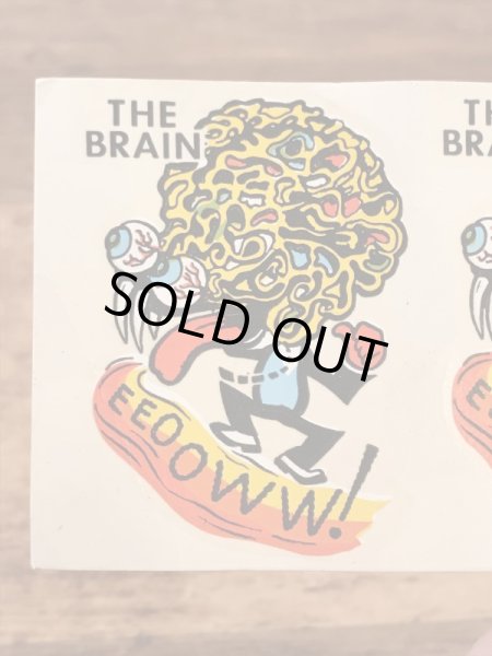 Impko社製のザブレインの60年代ビンテージ水張りステッカー