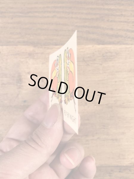 Impko社製のFly By Nightの60’sヴィンテージウォータースライドデカール