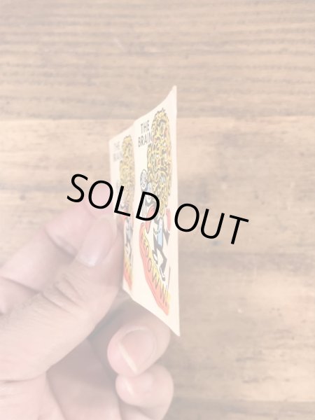 Impko社製のザブレインの60年代ビンテージ水張りステッカー