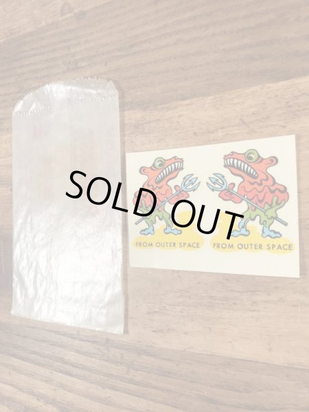 Impko社製のFrom Outer Spaceの60’sヴィンテージウォータースライドデカール