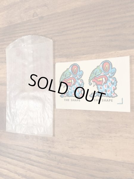 Impko社製のThe Shapeの60’sヴィンテージウォータースライドデカール