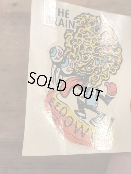 Impko社製のザブレインの60年代ビンテージ水張りステッカー