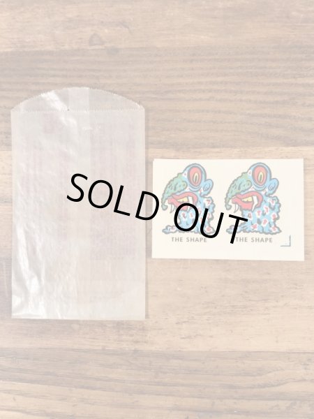 Impko社製のザシェイプの60年代ビンテージ水張りステッカー