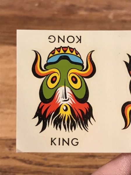 Impko社製のキングコングの60年代ビンテージ水張りステッカー