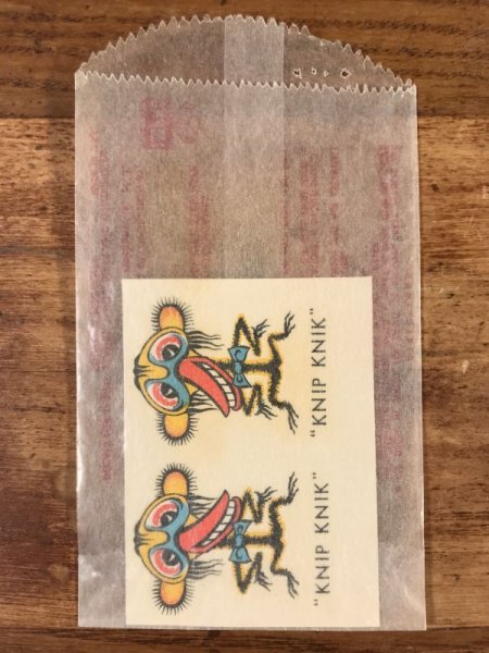 Impko社製のKnip Knikの60’sヴィンテージウォータースライドデカール