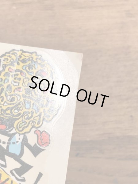 Impko社製のThe Brainの60年代ビンテージ水張りステッカー