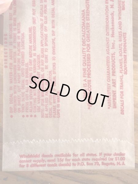 Impko社製のYum Yumの60’sヴィンテージウォータースライドデカール