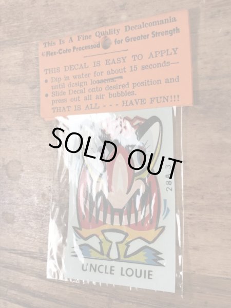 Impko社製のUncle Louieの50’sヴィンテージウォータースライドデカール