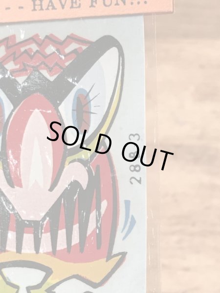 Impko社製のアンクルルーイの50年代ビンテージ水張りステッカー