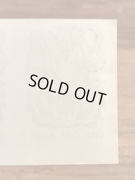 Impko社製のCha Cha Babe?の60’sヴィンテージウォータースライドデカール