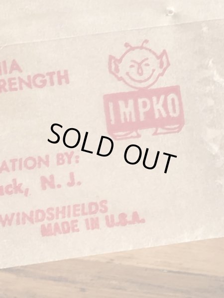 Impko社製のFrom Outer Spaceの60’sヴィンテージウォータースライドデカール