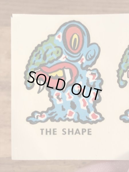 Impko社製のザシェイプの60年代ビンテージ水張りステッカー