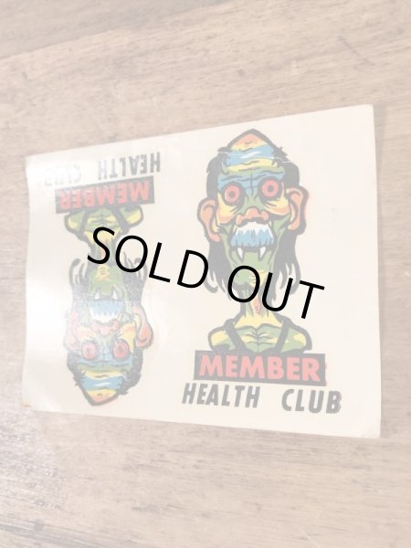 Impko社製のMember Health Clubの60’sヴィンテージウォータースライドデカール