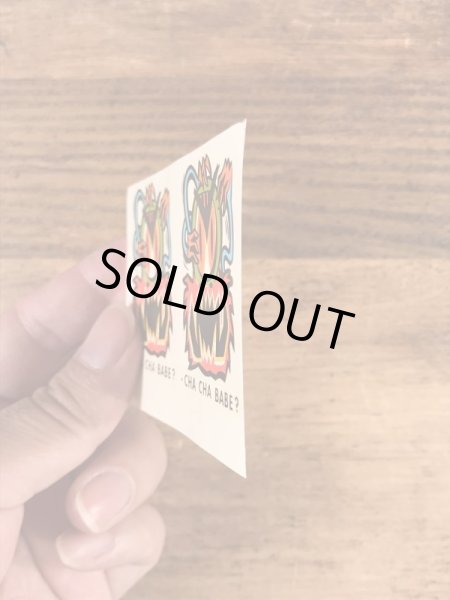 Impko社製のCha Cha Babe?の60’sヴィンテージウォータースライドデカール