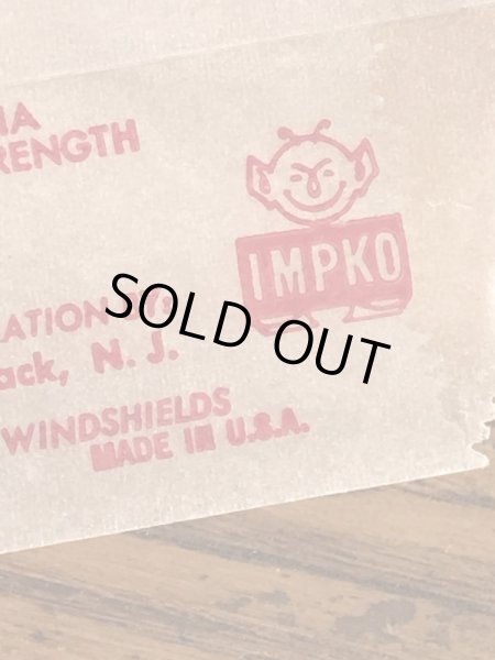 Impko社製のヤムヤムの60年代ビンテージ水張りステッカー