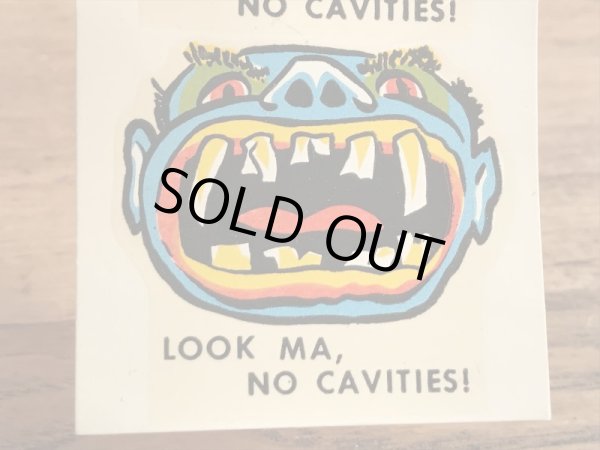 Impko社製のLook Ma,No Cavities!の60’sヴィンテージウォータースライドデカール