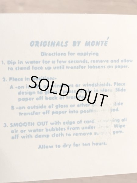 Monte社製のWM.Snakespeareの50’sヴィンテージウォータースライドデカール