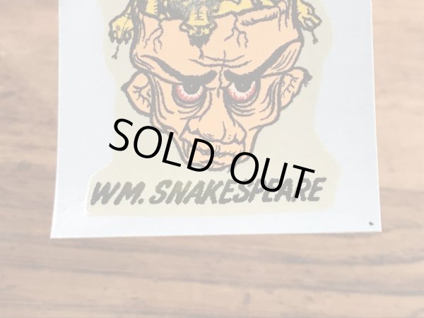 Monte社製のWM.Snakespeareの50’sヴィンテージウォータースライドデカール