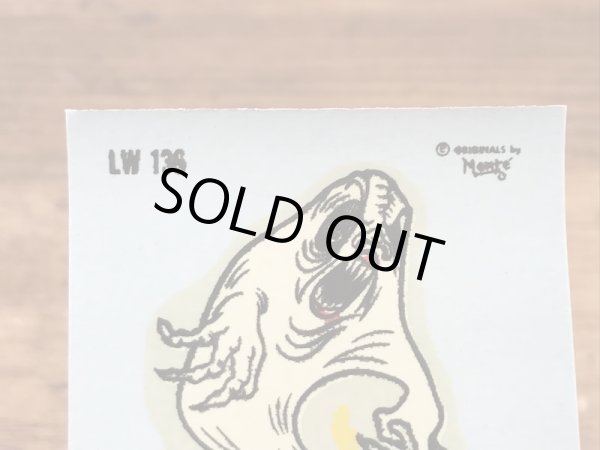 Monte'社製のライクブーの50年代ビンテージ水張りステッカー