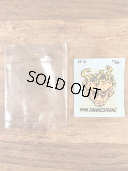 Monte社製のWM.Snakespeareの50’sヴィンテージウォータースライドデカール