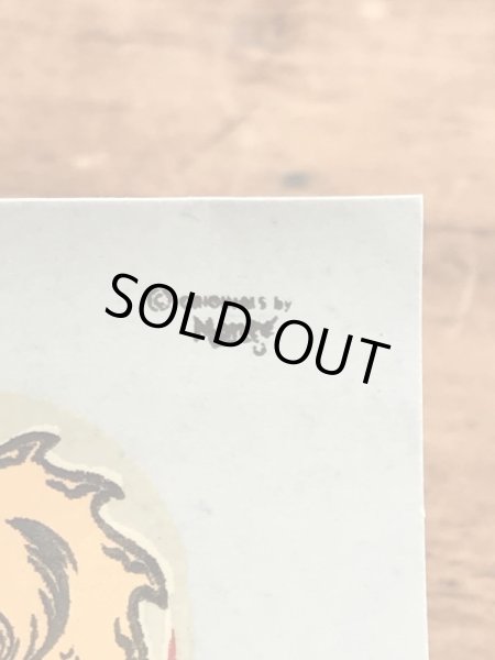 Monte'社製のシーモンスターの50年代ビンテージ水張りステッカー