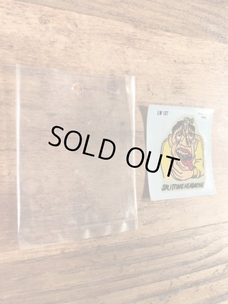 Monte社製のスプリティングヘデイクの50年代ビンテージ水張りステッカー