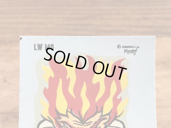 Monte社製のホットヘッドの50年代ビンテージ水張りステッカー