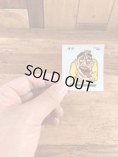 Monte社製のSplitting Headacheの50’sヴィンテージウォータースライドデカール