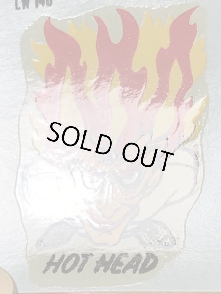 Monte社製のホットヘッドの50年代ビンテージ水張りステッカー