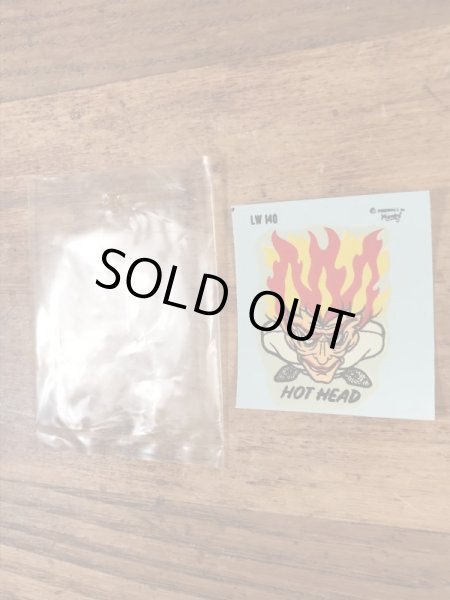 Monte社製のホットヘッドの50年代ビンテージ水張りステッカー