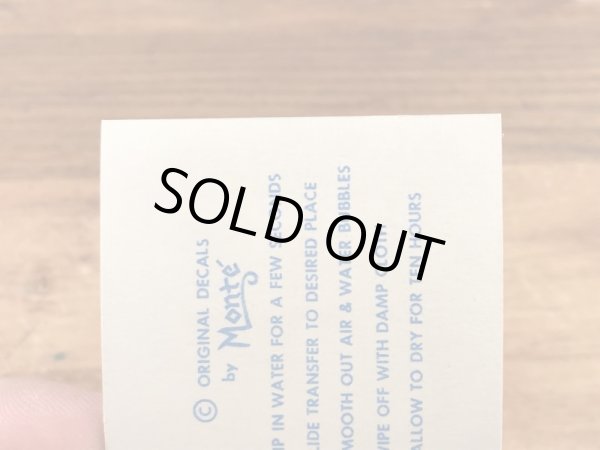 Monte社製のHot Headの50’sヴィンテージウォータースライドデカール