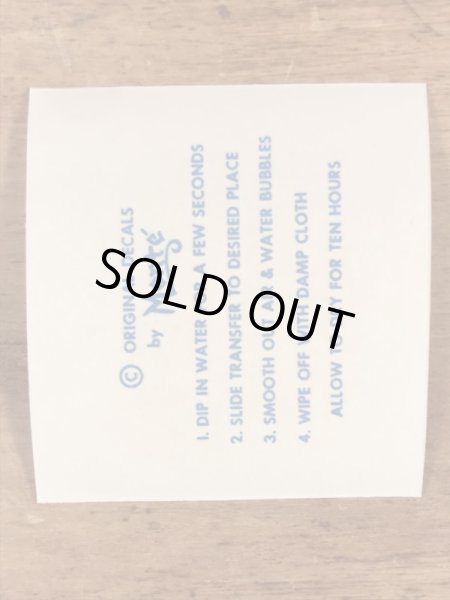 Monte'社製のシーモンスターの50年代ビンテージ水張りステッカー