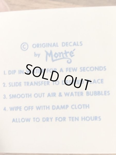 Monte'社製のSea Monsterの50’sヴィンテージウォータースライドデカール