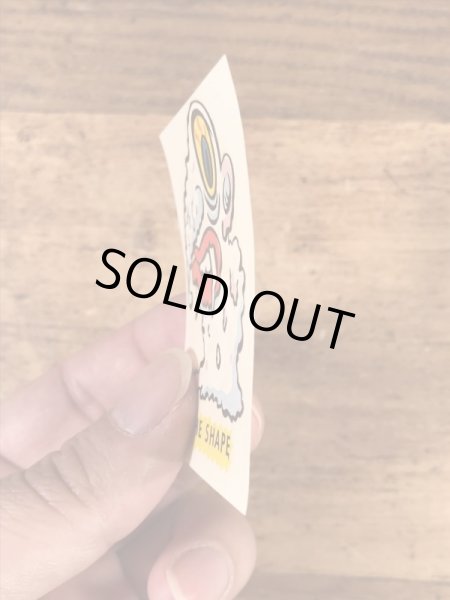 Impko社製のザシェイプの50年代ビンテージ水張りステッカー