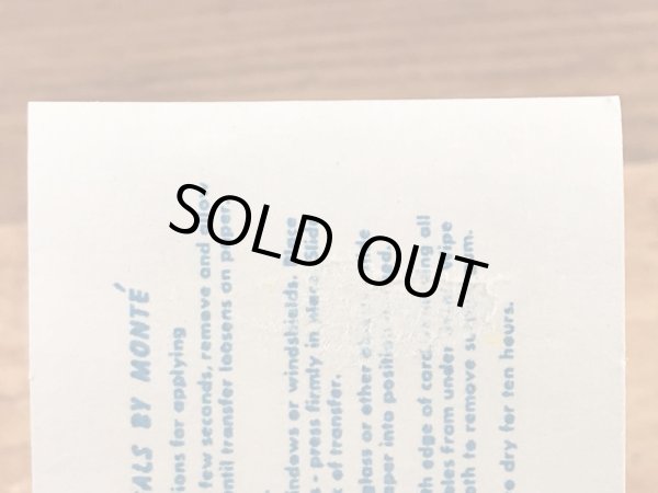 Monte社製のWM.Snakespeareの50’sヴィンテージウォータースライドデカール