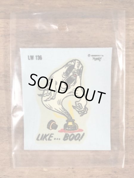 Monte'社製のLike...Boo!の50’sヴィンテージウォータースライドデカール