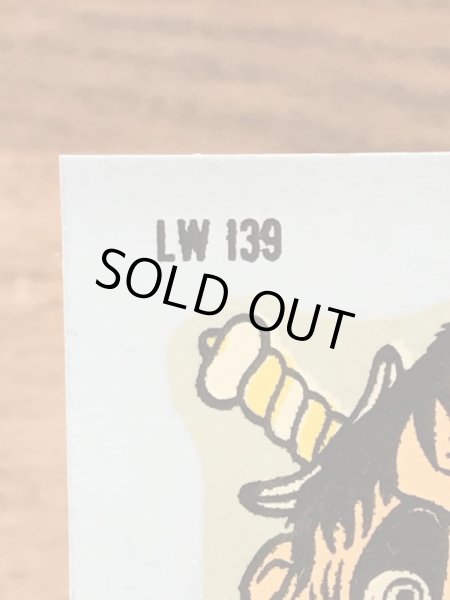 Monte社製のアアアアウチの50年代ビンテージ水張りステッカー