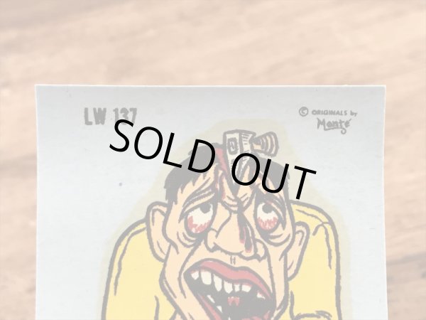 Monte社製のSplitting Headacheの50’sヴィンテージウォータースライドデカール