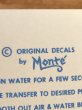 Monte'社製のシーモンスターの50年代ビンテージ水張りステッカー