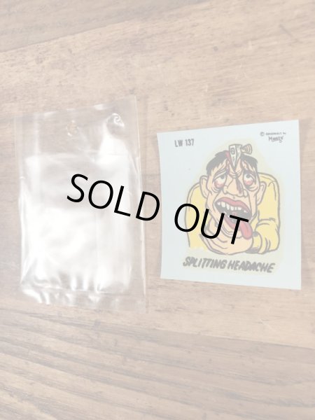 Monte社製のSplitting Headacheの50’sヴィンテージウォータースライドデカール