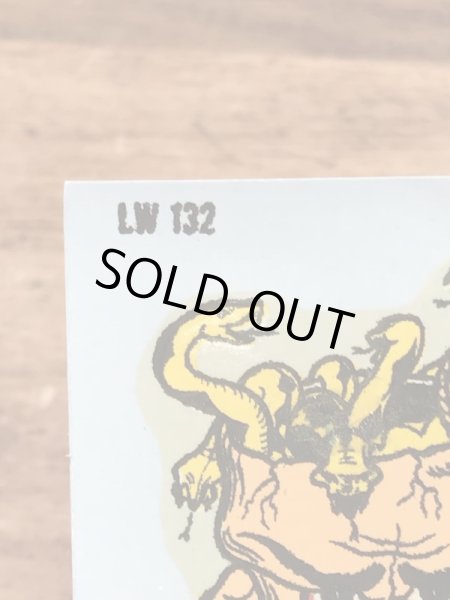 Monte社製のWMシェイクスピアの50年代ビンテージ水張りステッカー