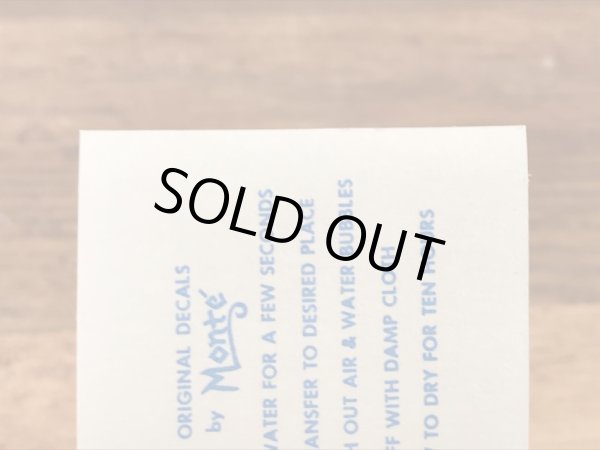 Monte社製のOooouch!の50’sヴィンテージウォータースライドデカール